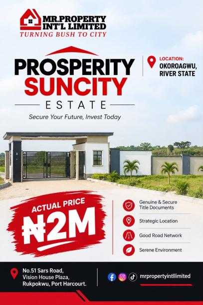Prosperity SunCity Estate Okoroagwu-1